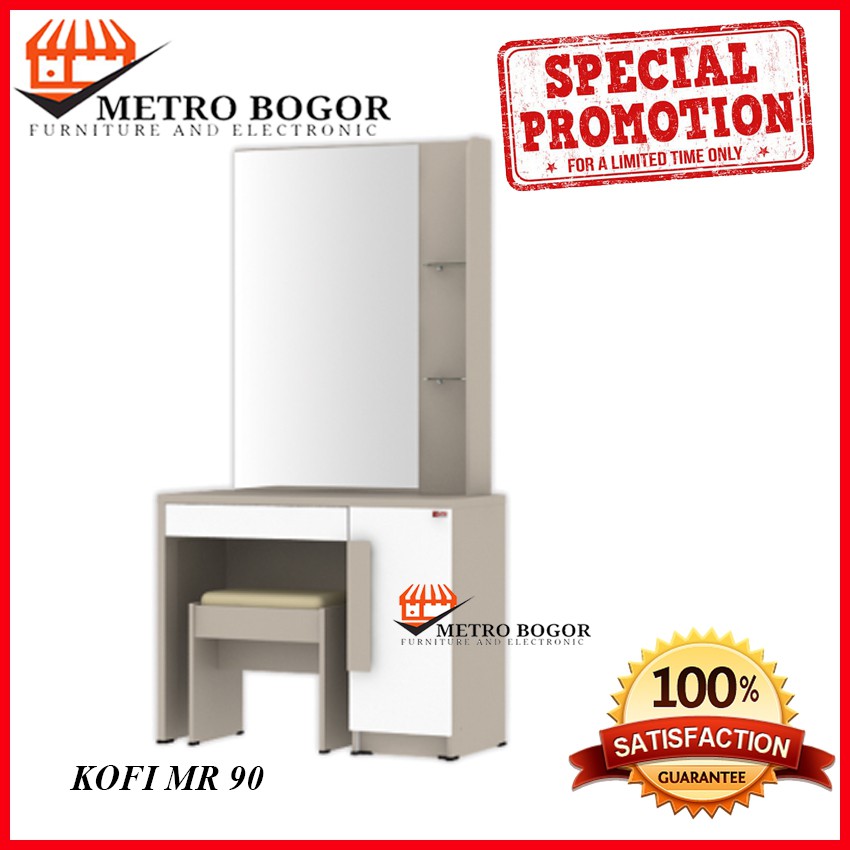 Meja Rias Activ KOFI MR 90 Glossy White