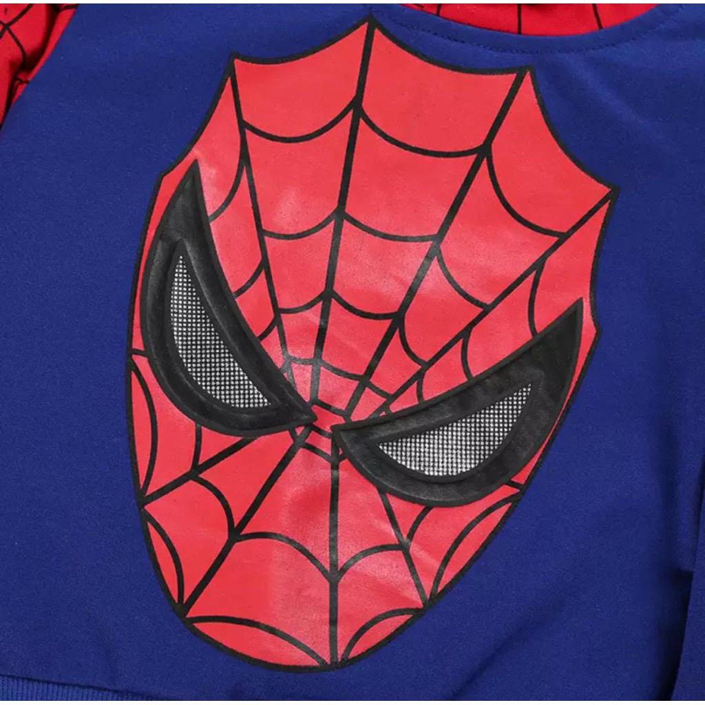 PAKAIAN ANAK/BAJU ANAK/SETELAN HOODIE SPIDERMAN