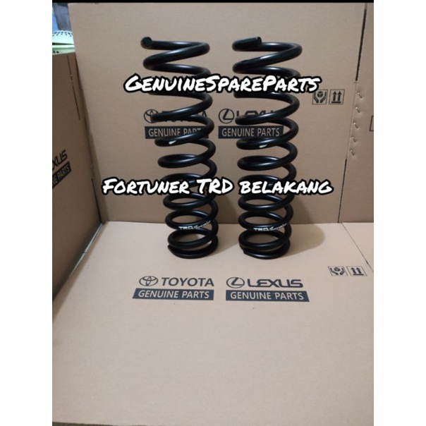 coil spring perkeong per keong fortuner TRD belakang toyota asli original