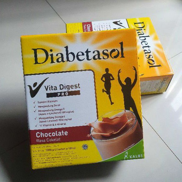 

Diabetasol chocolate vanila susu nutrisi khusus diabetes COKLAT / VANILA 950gr