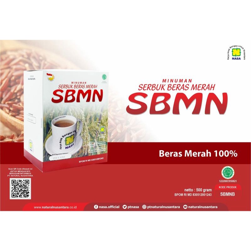 

SBMN minuman sebuk beras merah