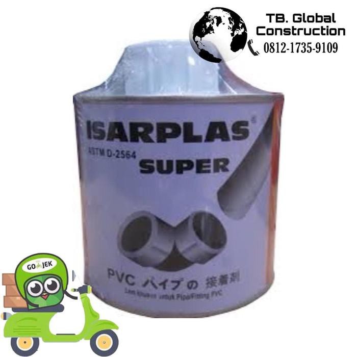

Lem Pipa Isarplas Kuas / Lem Pralon/ Lem PVC 400gr perkakas