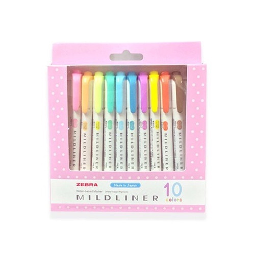 

Gramedia Bogor - Zebra Mildliner Set 10 Pcs Free 1 Pcs