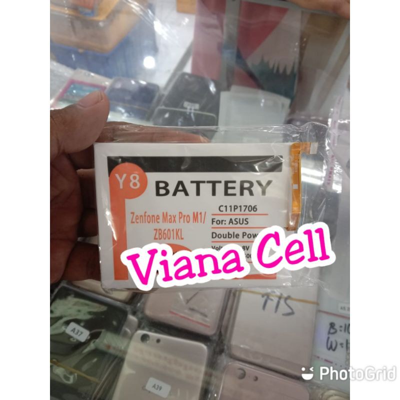 DOBEL BATERAI BATREI BATTERY ASUS ZENFONE MAX PRO M1 M2 ZB601KL ZB602KL ZB631KL DOUBLE POWER Y8