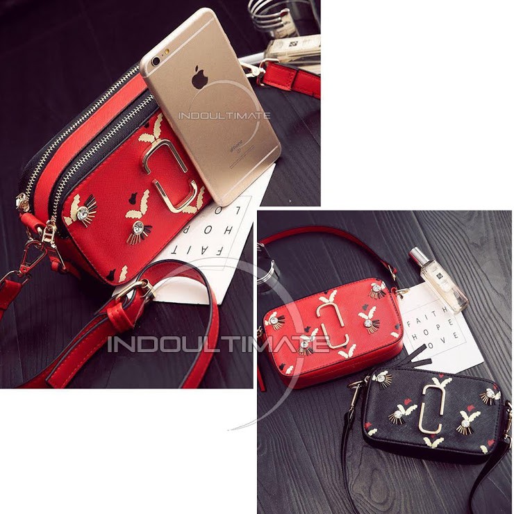 Tas Wanita kulit IMPORT Sling Bag cewek Tas Bahu Selempang Mini Korea Branded Tas Slempang LL-046