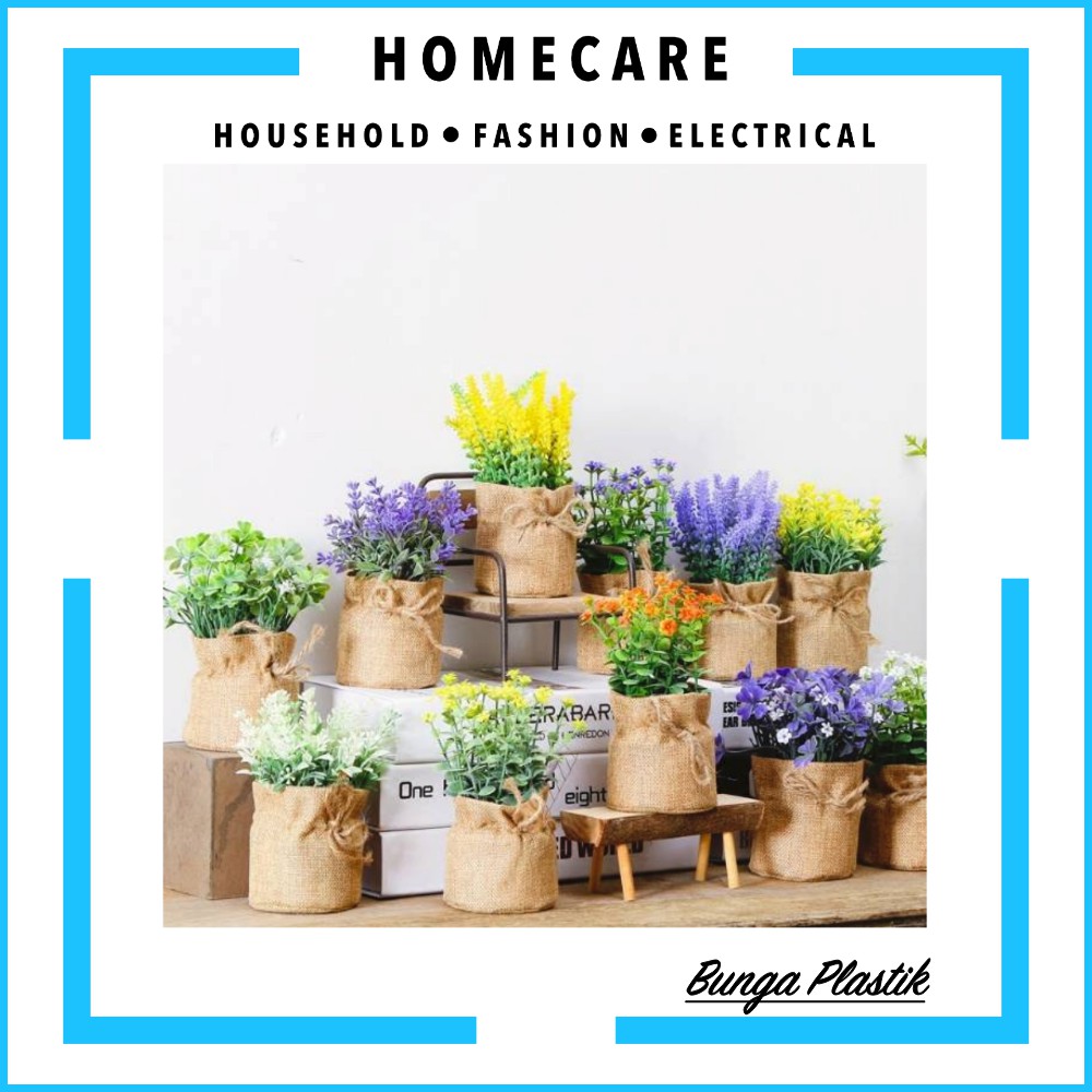 HC A1-208 PAJANGAN BUNGA GONI / HIASAN POT BUNGA GONI / HIASAN BUNGA KARUNG / ARTIFISIAL DEKORASI