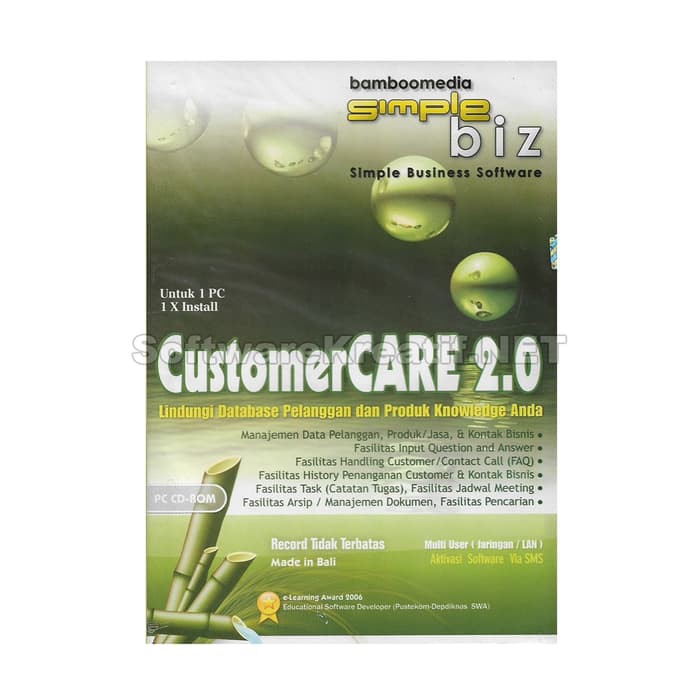 Software Manajemen Database Pelanggan - Customer Care 2.0