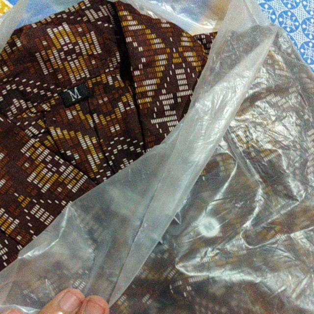 Dgm Fashion   Kemeja Batik Pria Songket  Lengan Panjang 5817