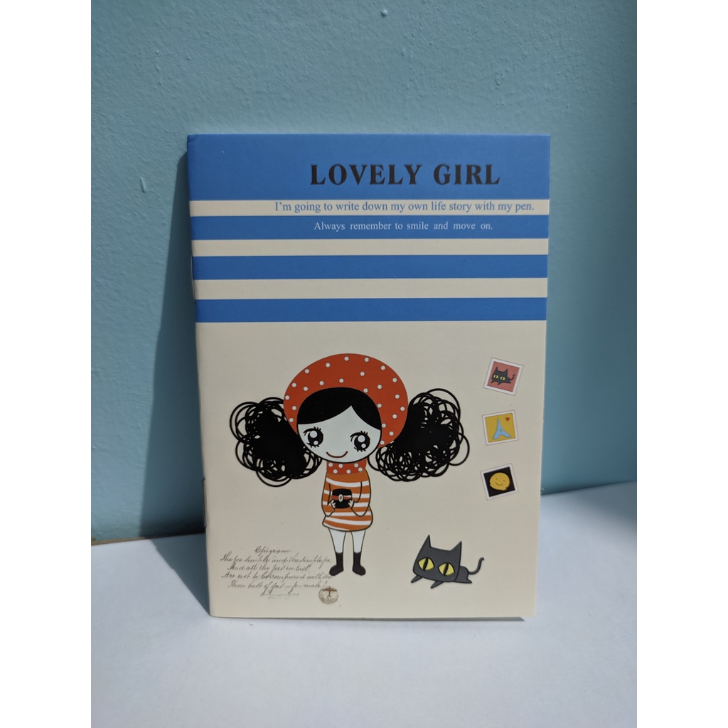 

Note Book Mini Garis Lovely Girl