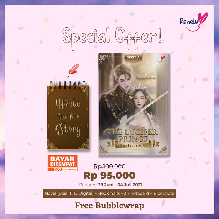 

PROMO!!! NOVEL THE LUCIFER PRINCE - DEKDI A TERMURAH