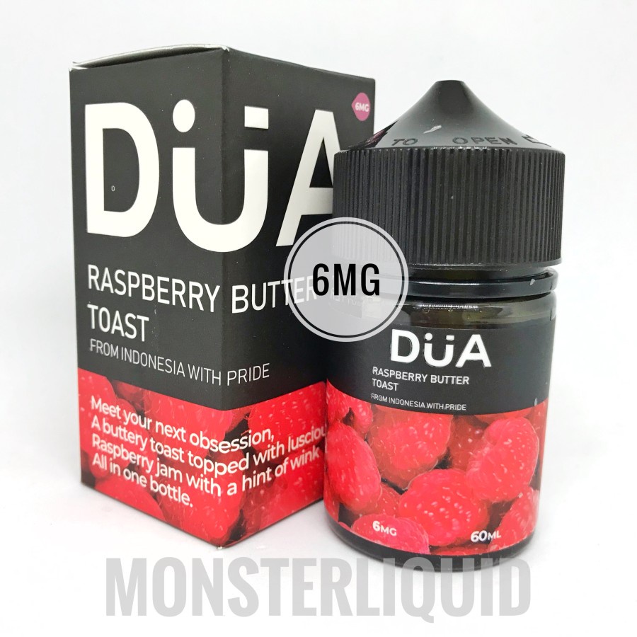 DUA RASPBERRY BUTTER TOAST 6MG 60ML