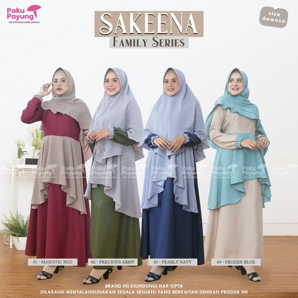 Gamis anak&Remaja Sakeena