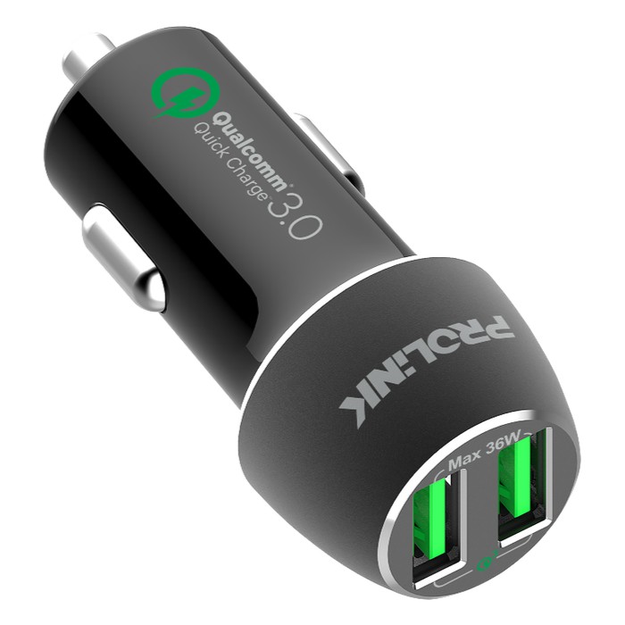 PROLINK PCC23601 36W 2-Port Car Charger With IntelliSense