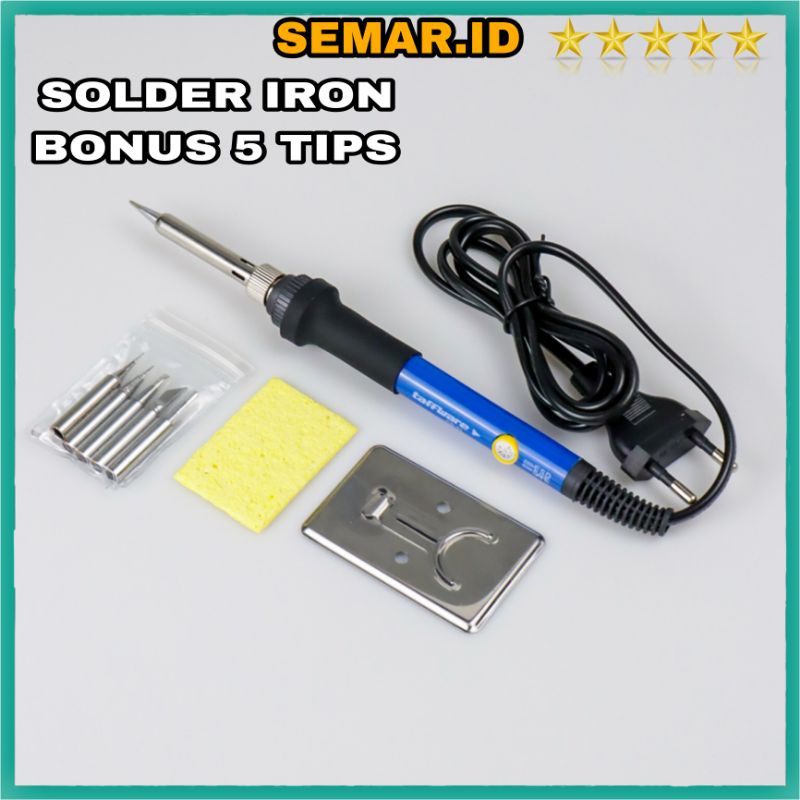 [Bonus 5 Tip] Solder Iron Adjustable Fast Heating Temperature 60W/ 200 - 450 C