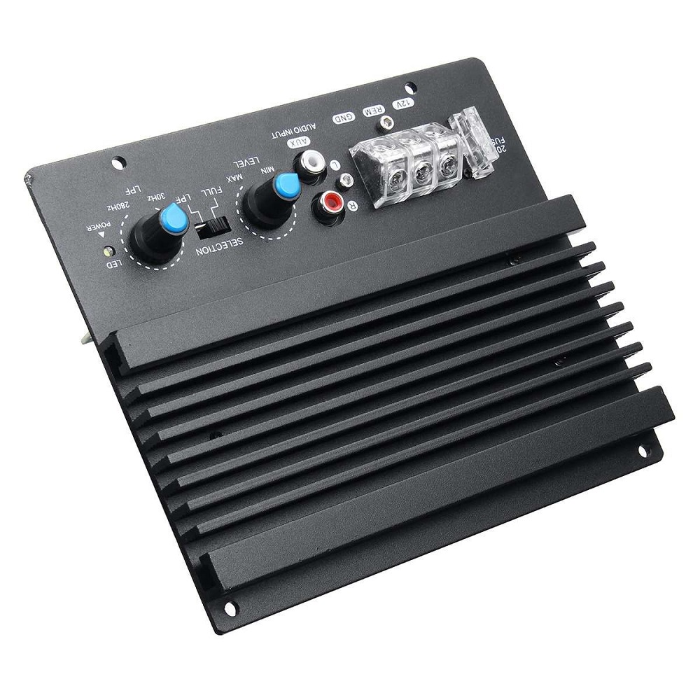 Ancomfu Mono Car Audio Amplifier Board Player Bass Subwoofer 600W - FK-206 - Black