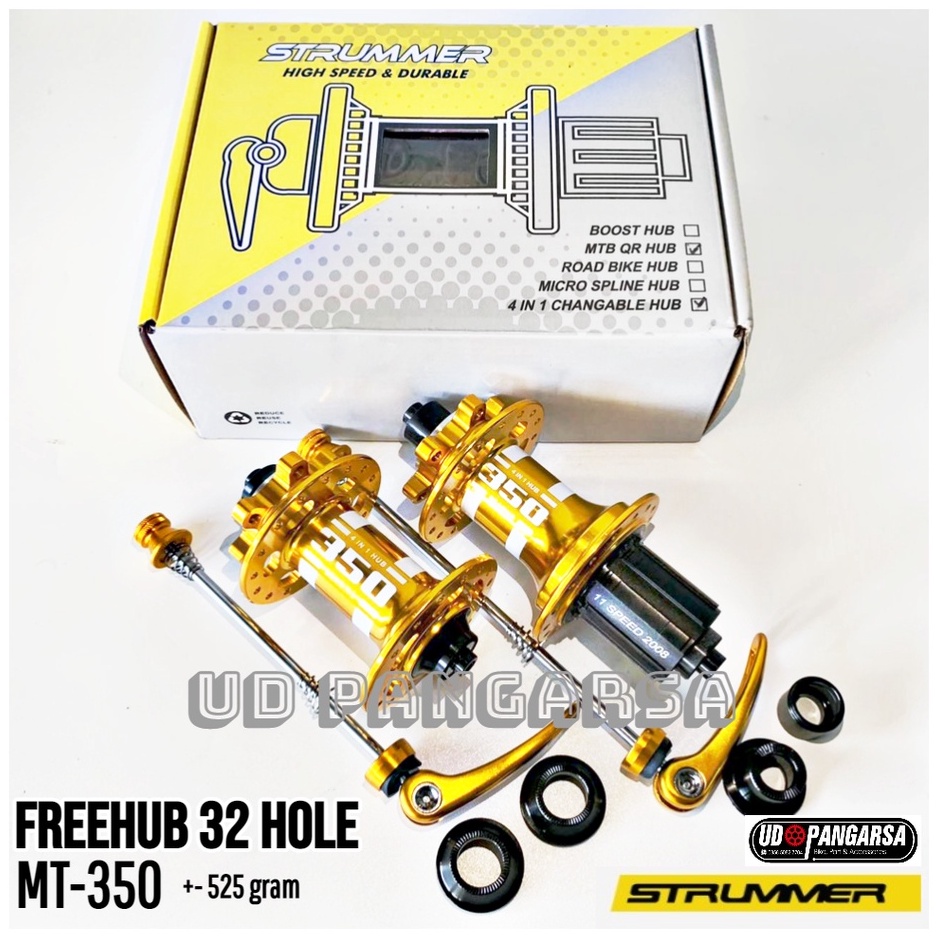 Hub Freehub Strummer MT350 4 in 1 32 Hole MT 350 Disc brake Tawon