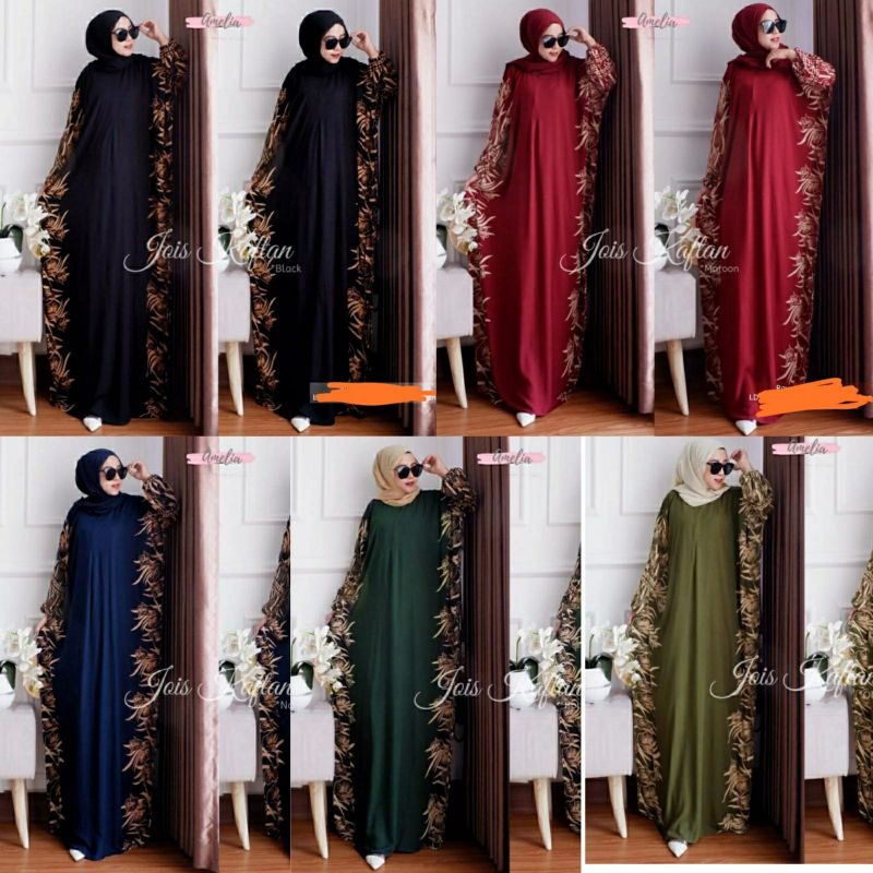 Jois Kaftan | Putik Kaftan | Gamis Jumbo| Long Dress Busui