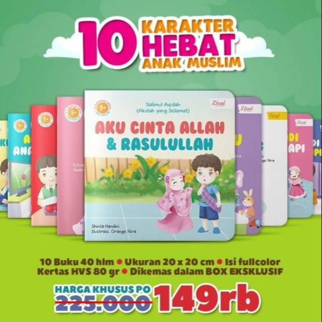 

10 Karakter Hebat Anak Muslim