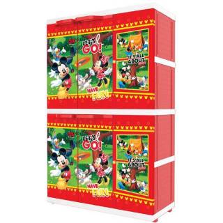 Lemari Plastik Naiba Mega MSC Minnie Mickey Mouse Lemari Plastik Naiba Mega MSC Minnie Mickey Mouse