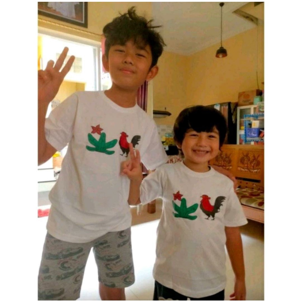 KAOS AYAM JAGO DTF ANAK CEWEK-COWOK