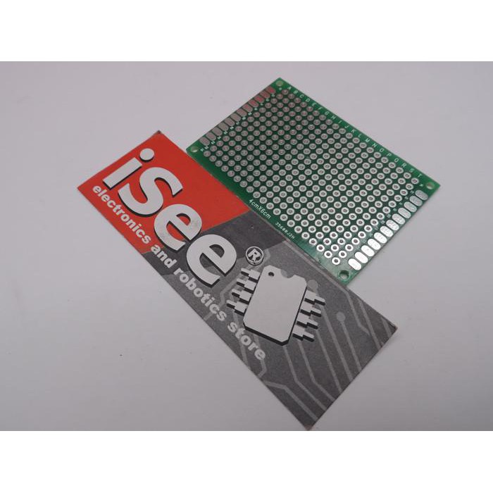 

PCB Dot Matrix lubang Double Layer Through Hole 4x6cm FR4 Protoboard