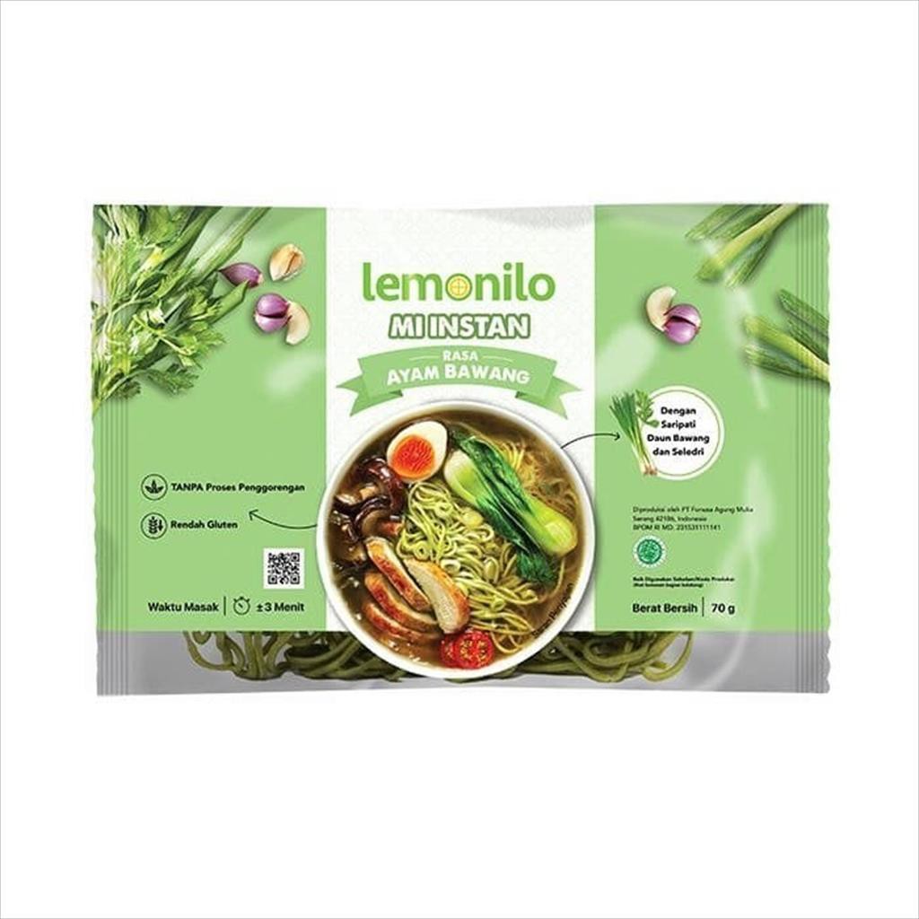 

Lemonilo Mie Kuah Instan Alami Rasa Ayam Bawang 70gr