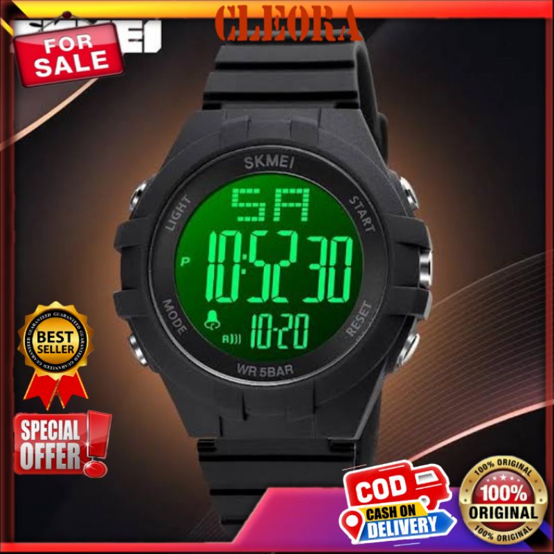 Jam Tangan Pria SKMEI Ori Digital Kekinian Terbaru Arloji Jm Army Olahraga Sport Sports Anak Muda Co
