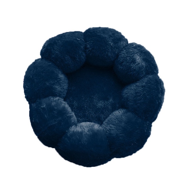 Tempat Tidur Kucing Karakter Bunga/Kasur Kucing Bulu Empuk Dan Murah/Bantal Kucing/Ranjang Kucing/Keranjang Kucing/Cat Bed/Alas Tidur Kucing Murah Hangat Dan Tebal/Rumah kucing/Kandang Kucing/Pelengkapan Kucing Dan Hewan-Hitam