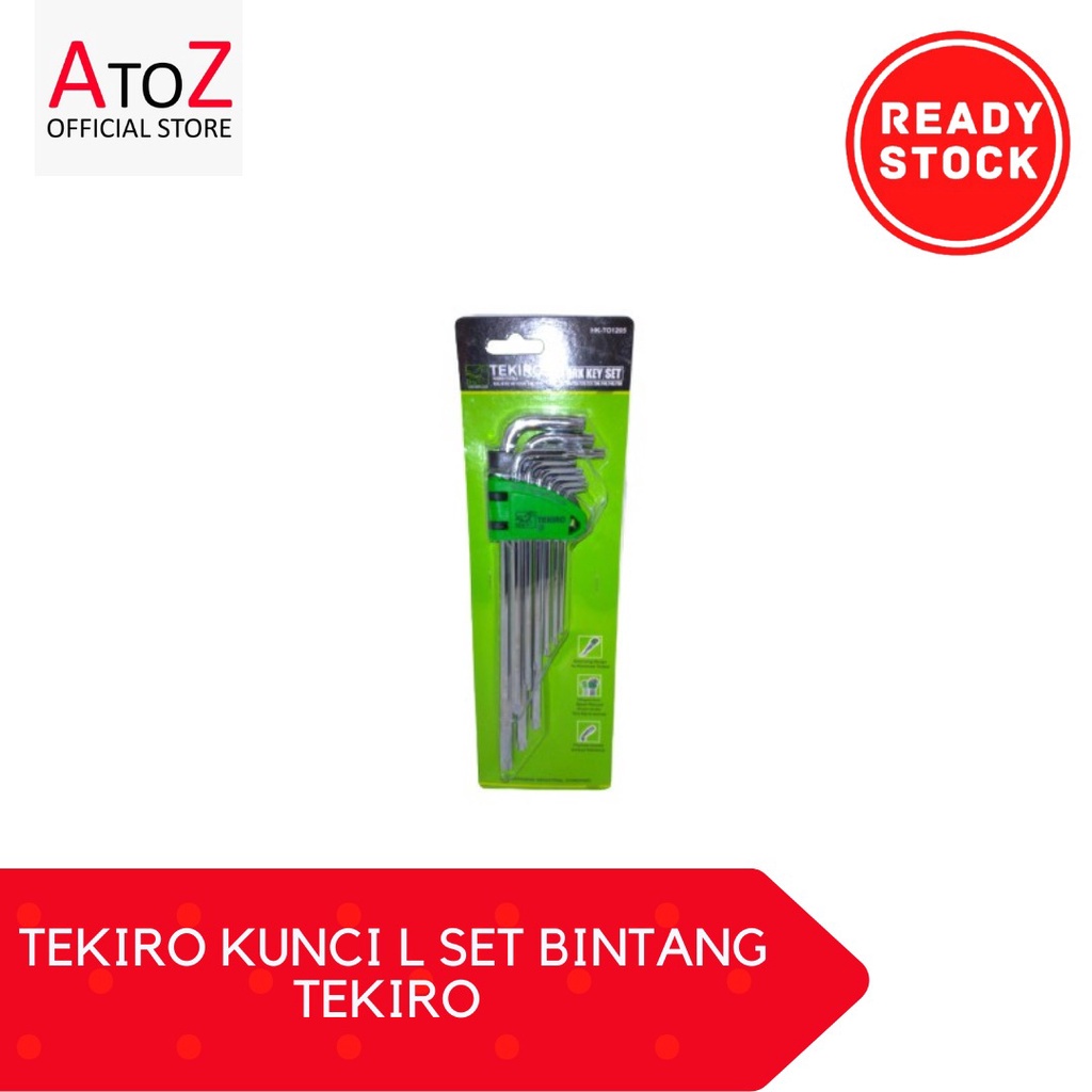 TEKIRO KUNCI L SET BINTANG TEKIRO - KUNCI L BINTANG 1 SET