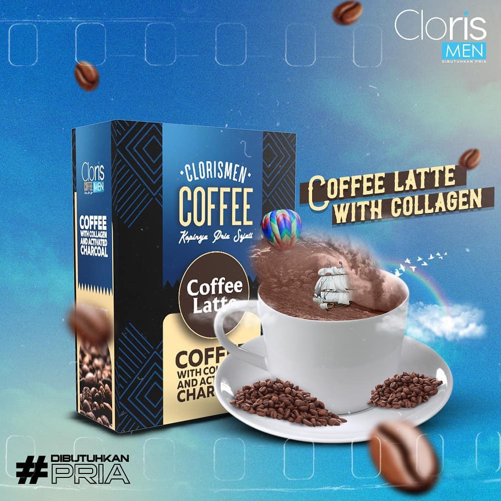 Clorismen Coffee Minuman Colagen Khusus Pria / Clorismen Kopi