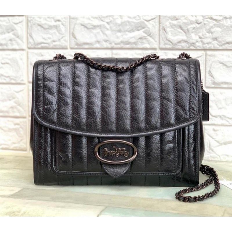 coach melody shoulder bag 29 with quilting