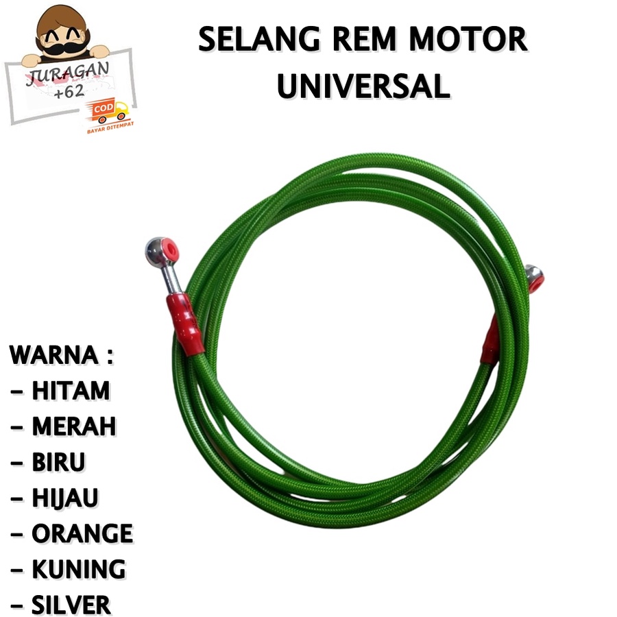 Selang Rem Brake Hose Motor Racing Universal 100cm,130cm,200cm 1m,1,3m,2m