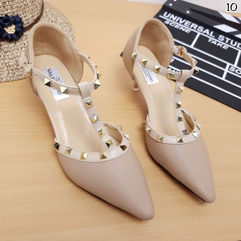 PROMO 12.12 BIGSALE Heels Wanita Original - High Heels Artis Untuk Kondangan dan Acara Resmi Pd370