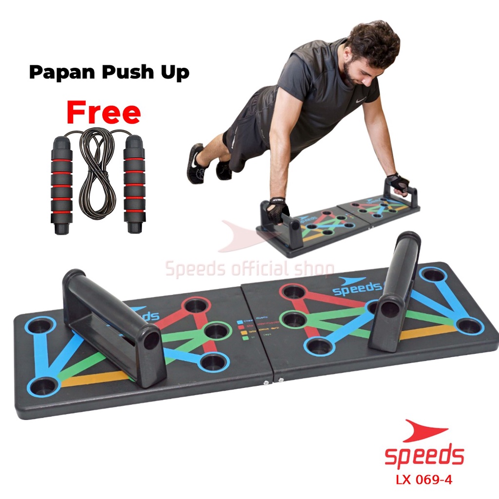 Jual SPEEDS Push Up Stand Push Up Board Alat Bantu Push Up Push Up