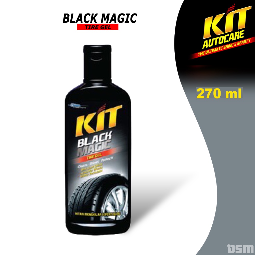 Jual Kit Black Magic Tire Gel 270 Ml Kit Semir Ban Jadikan Ban Hitam