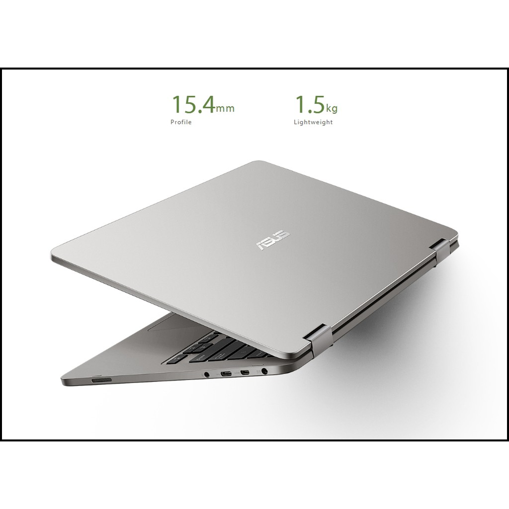 ASUS VIVOBOOK FLIP 14 TP401MA INTEL N4020 RAM4GB SSD 256GB 14 FHD IPS TOUCHSCREEN WINDOWS 10+OFFICE-3