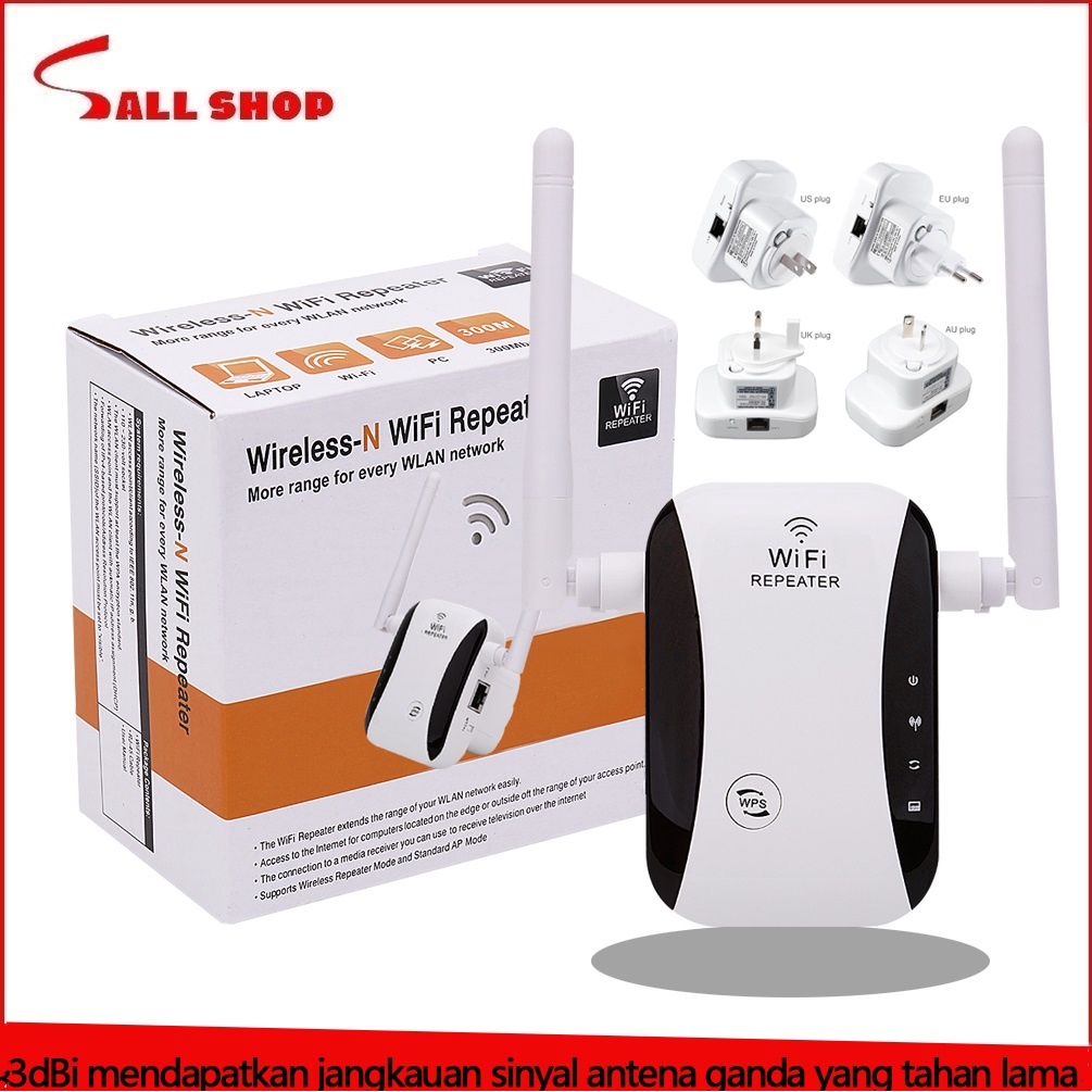 Wifi Extender Wifi Portable Wifi Repeater 300Mbps Wifi Range Extender