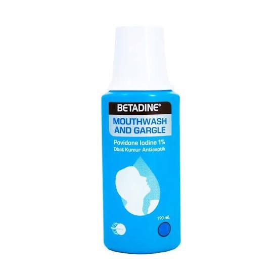 BETADINE GARGLE MOUTHWASH 100 &amp; 190 ML (KUMUR)