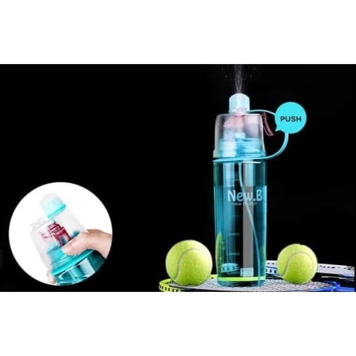 Sport spray water bottle / botol minum semprot