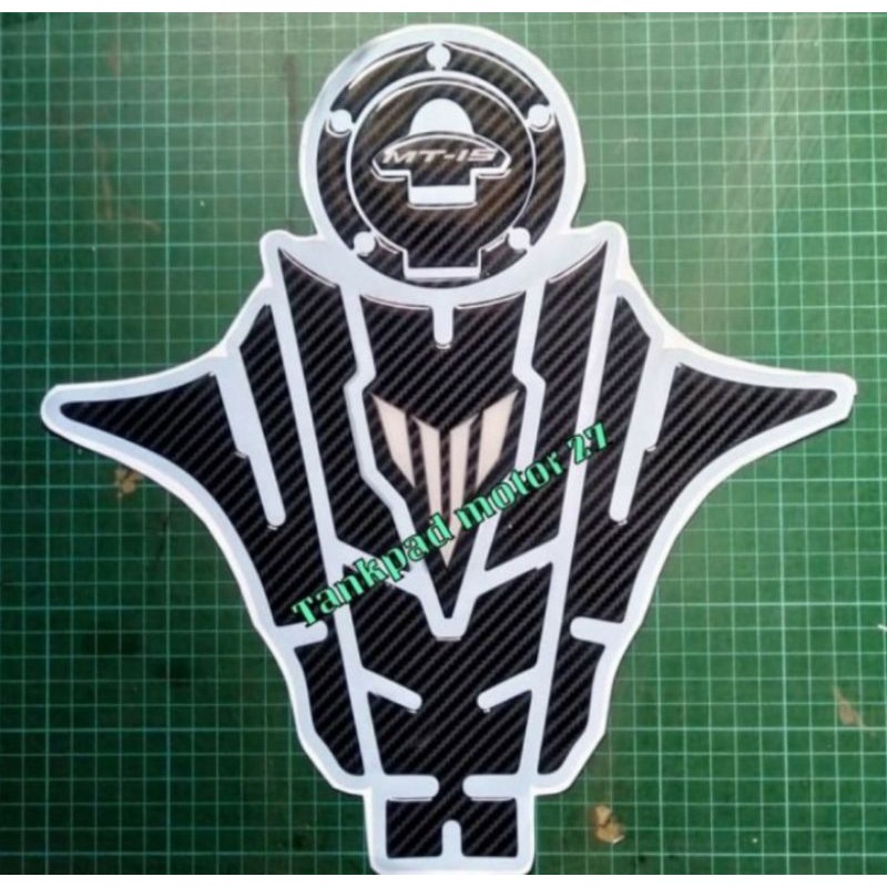 STIKER STICKER RESIN TIMBUL TANKPAD TANK PROTECTOR PREMIUM YAMAHA MT15