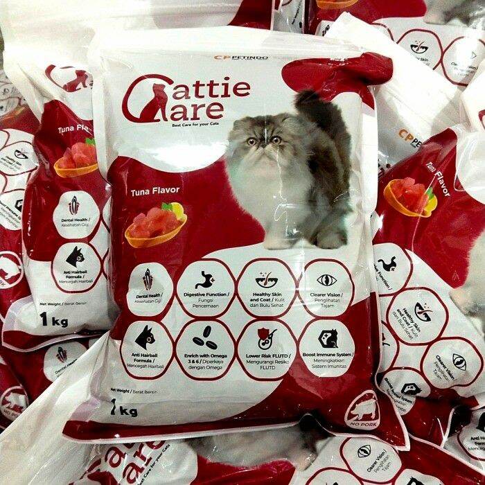 Cattie Care 800gr freshpack makanan kucing cattie care