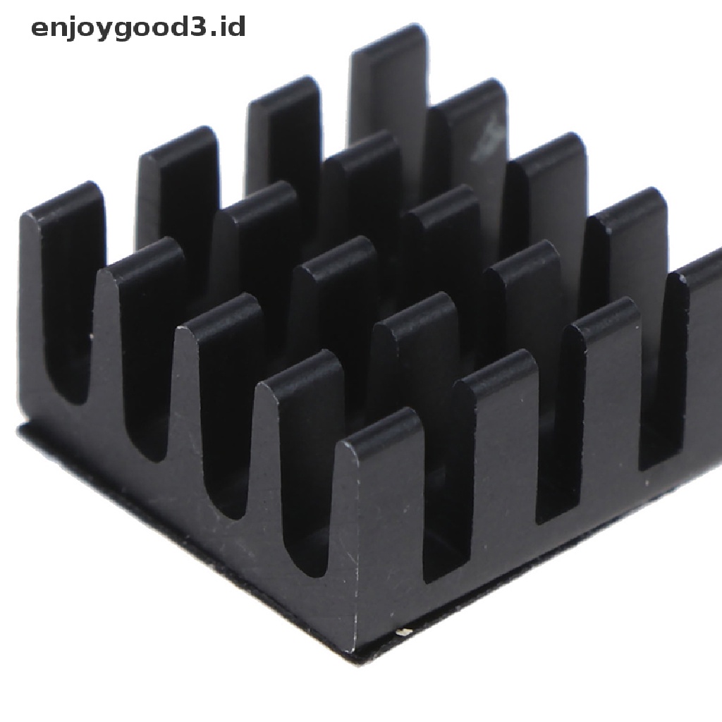 4pcs Heatsink Pendingin Bahan Aluminum Warna Hitam Untuk Raspberry Pi 3 / 2 / Rpi