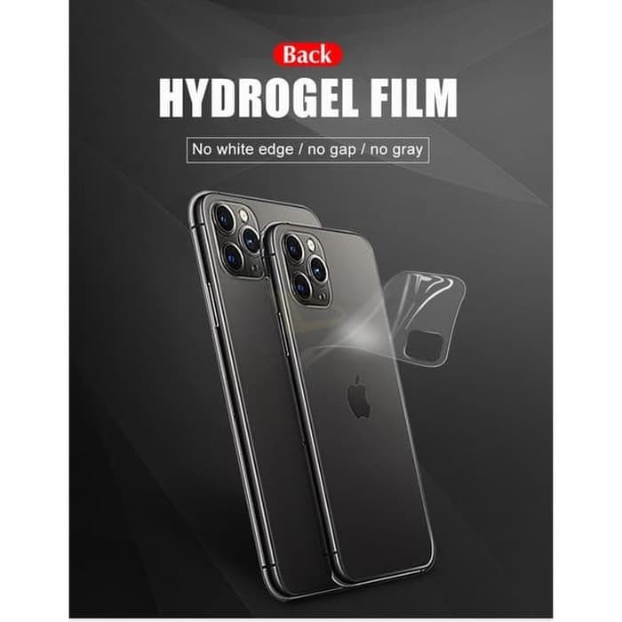IPHONE 16 15 14 13 12 PRO MAX PLUS MINI CLEAR MATTE BACK HYDROGEL BELAKANG