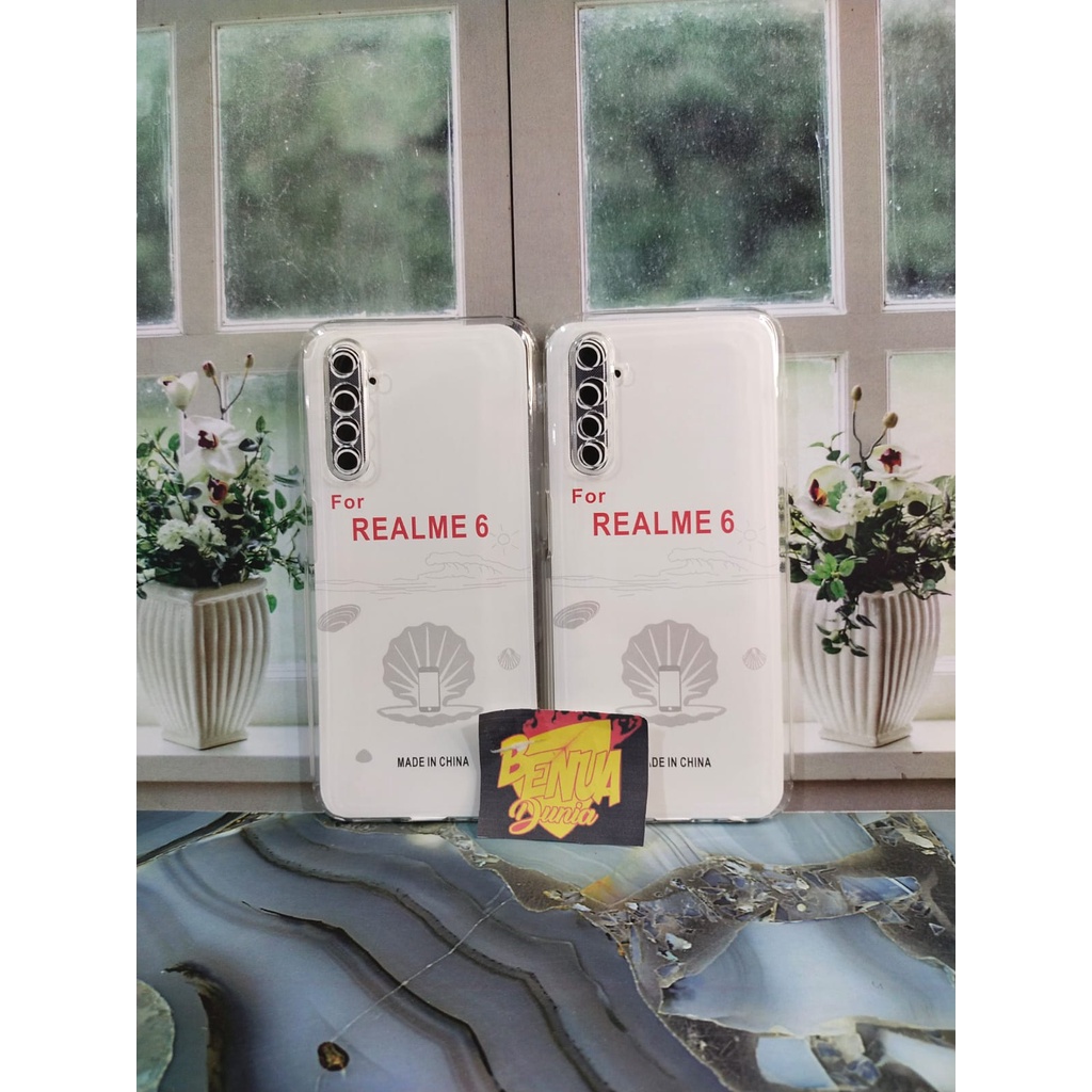 CASE REALME 3 PRO ,REALME 5 ,REALME 6 SOFCASE CLEAR HD PREMIUM REALME - BENUA DUNIA