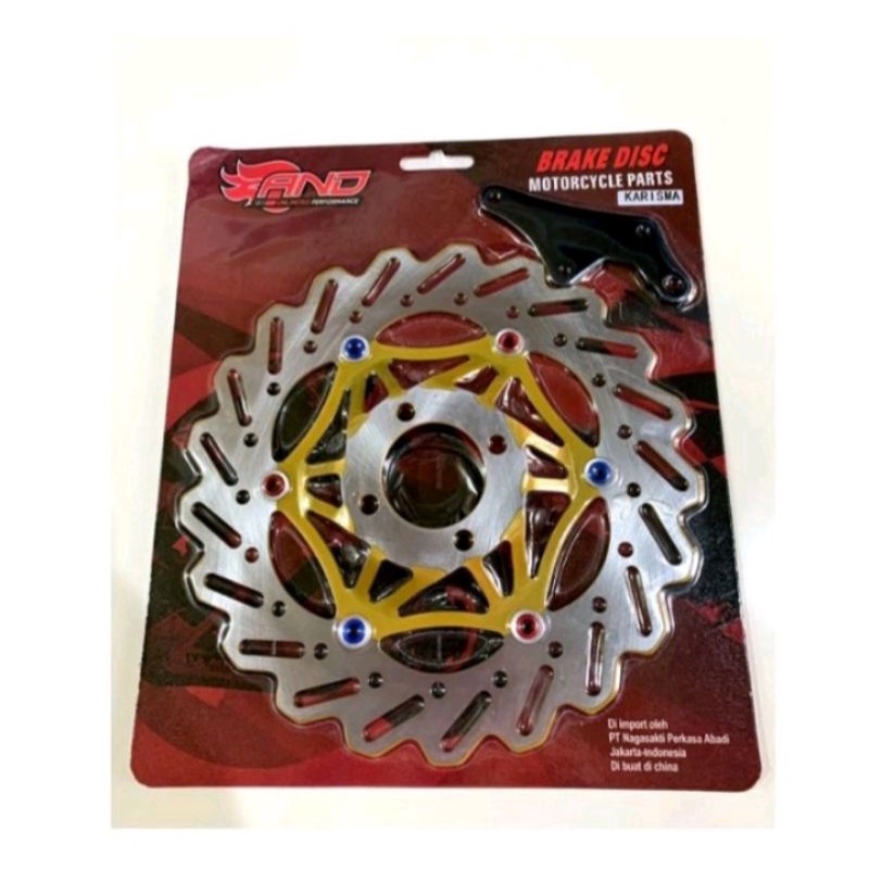 Piringan cakram depan kharisma/supra x 125/supra fit new/revo lebar grigi cekung