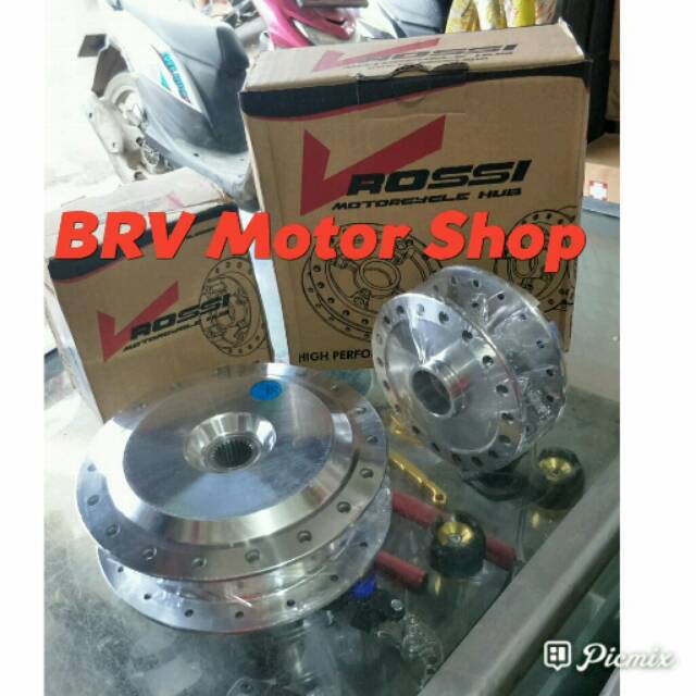 Tromol Vario 110 Vario 125 Vario 150 - Sepasang Tromol Vario Depan Belakang Rossi Bahan Top