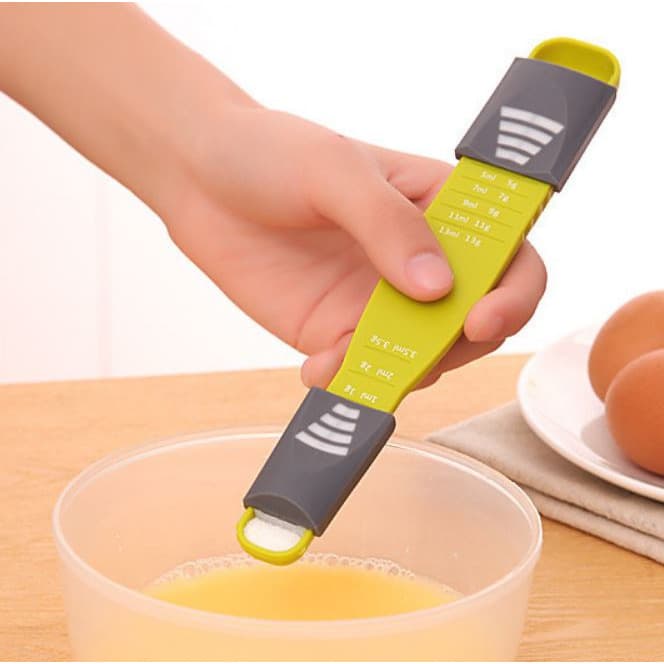 Sendok Takar Geser adjustable measuring spoon sendok Kopi Bumbu Gula