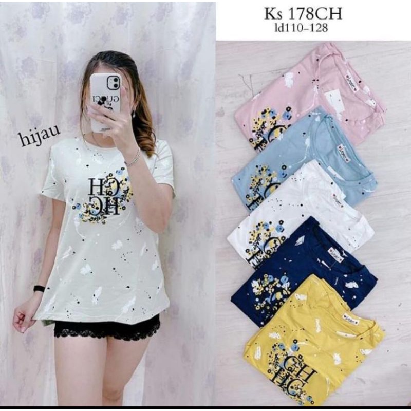(L0023)KAOS IMPORT KAOS LAYAR KAOS VAYLEEN HSU KAOS WANITA KAOS KATUN KAOS MURAH KAOS ADEM KAOS TANG