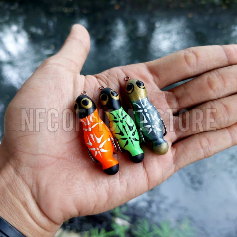 SF Soft frog Geol SUPER KILLER 4,5 cm 6 gram Umpan casting Gabus &amp; Toman