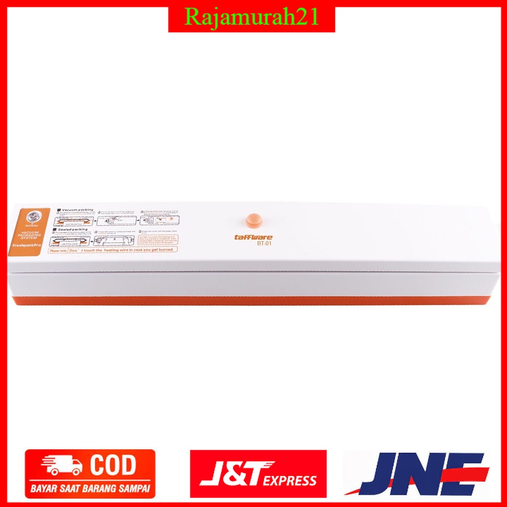 Vacuum Sealer Taffware Sealer Elektrik Plastik Pembungkus Makanan 220V 100W - LQL-08 - White